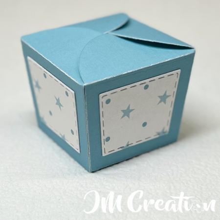 4-Bogen-Box - Stanzschablone - Videoanleitung in Artikelbeschreibung